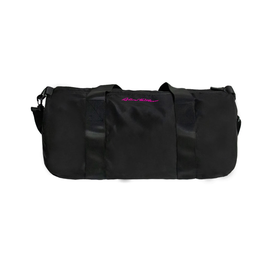 Alive thirteen Stripe Bag – Black Pink 2